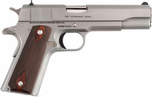 Colt Government 1911 Government 9mm Stainless Pistol