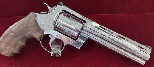 Colt Kodiak Custom Shop Engraved .44 Remington Mag Stainless Steel Revolver