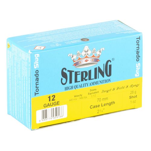 Sterling Ammunition Tornado Lead Rifled Slug 12 Gauge